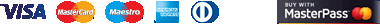 Accepted payment cards